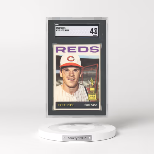 1964 Topps #125 Pete Rose - All-Star Rookie (SGC 4 VG-EX)