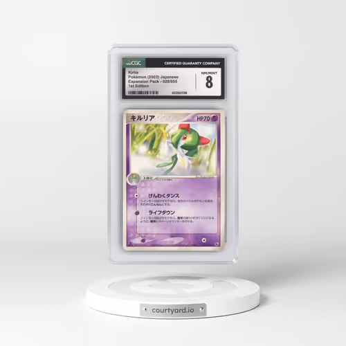 2003 Expansion Pack #028/055 Kirlia - 1st Edition (CGC 8 NM-MT)