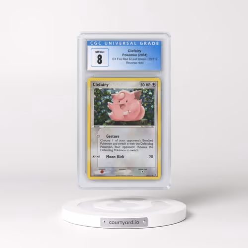 2004 EX Fire Red & Leaf Green #59/112 Clefairy - Reverse Holo (CGC 8 NM-MT)