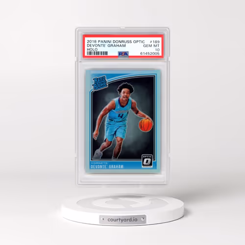 2018 Panini Donruss Optic #189 Devonte' Graham - Holo (PSA 10 GEM MINT)