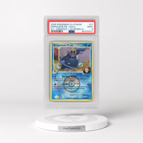 2009 Pokémon Platinum Supreme Victors #27 Empoleon FB - Holo Crosshatch-2010 Pokemon League (PSA 9 M