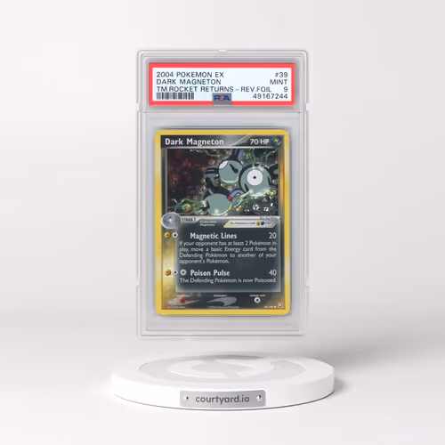 2004 Pokémon EX Team Rocket Returns #39 Dark Magneton - Reverse Foil (PSA 9 MINT)