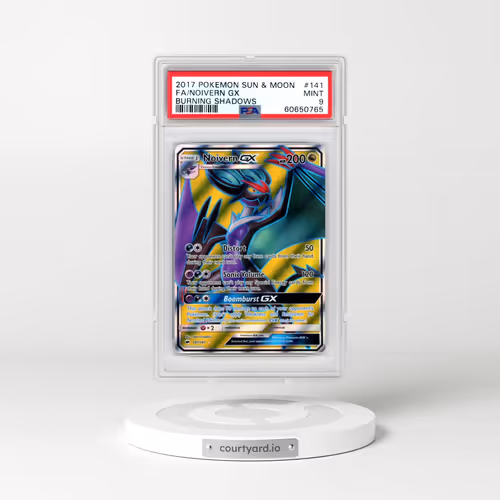 2017 Pokémon Sun & Moon Burning Shadows #141 Noivern GX - Holo Full Art (PSA 9 MINT)