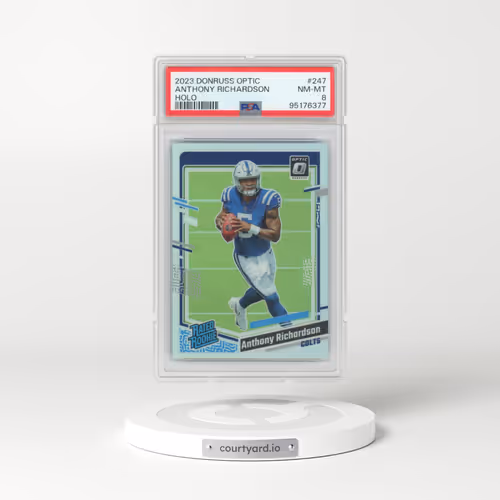 2023 Panini Donruss Optic #247 Anthony Richardson - Holo (PSA 8 NM-MT)
