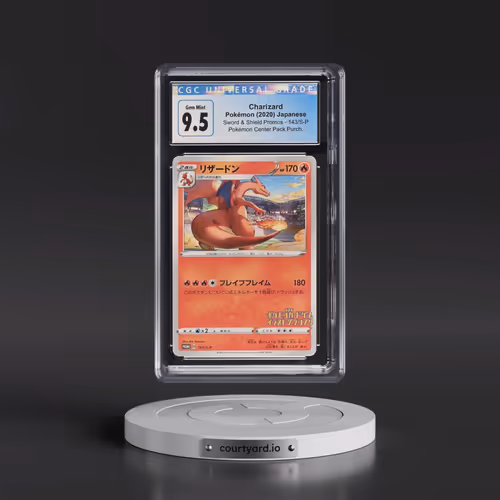 2019 Sword & Shield Promos #143/S-P Charizard - Pokémon Center Pack Purchase (CGC 10 GEM MINT)