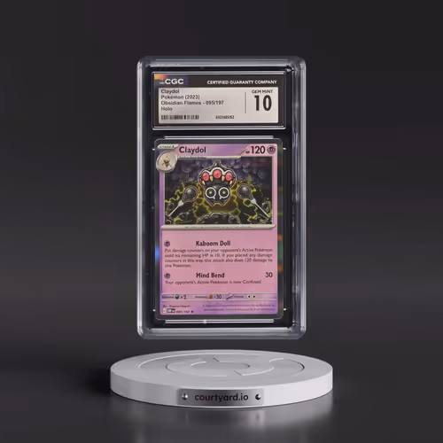 2023 Obsidian Flames - OBF EN #095/197 Claydol - Holo (CGC 10 GEM MINT)