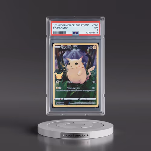 2021 Pokémon Celebrations #005 Pikachu - Full Art (PSA 7 NM)