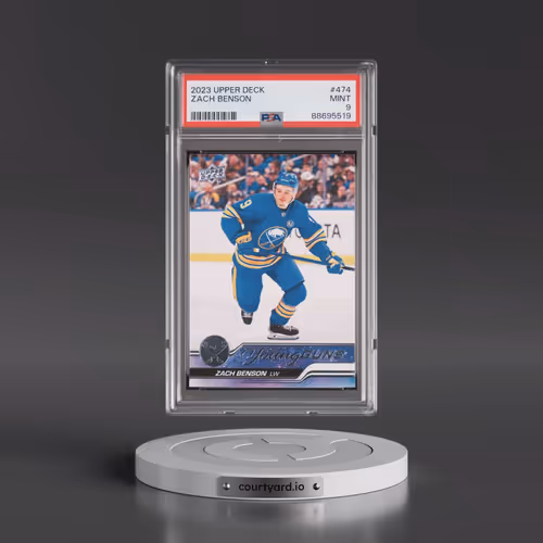 2023 Upper Deck #474 Zach Benson (PSA 9 MINT)