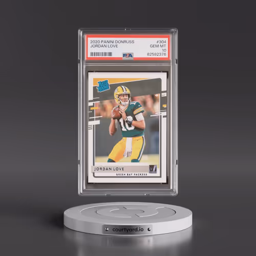 2020 Panini Donruss #304 Jordan Love (PSA 10 GEM MINT)