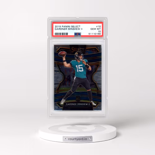 2019 Panini Select #10 Gardner Minshew II (PSA 10 GEM MINT)