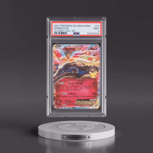 2021 Pokémon Celebrations Classic Collection #97 Xerneas EX - Holo (PSA 9 MINT)