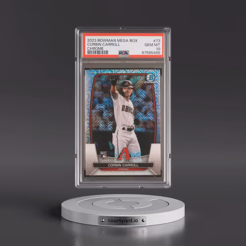 2023 Bowman Mega Box Chrome #73 Corbin Carroll (PSA 10 GEM MINT)