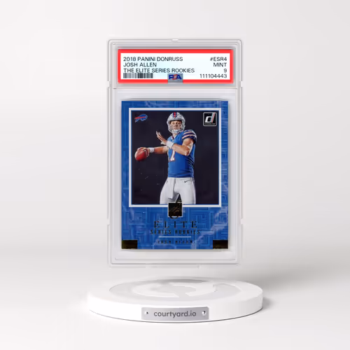 2018 Panini Donruss the Elite Series Rookies #ESR4 Josh Allen (PSA 9 MINT)