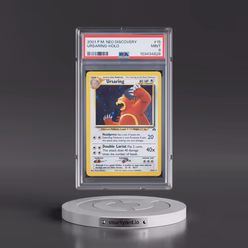 2001 Pokémon Neo Discovery #15 Ursaring - Holo (PSA 9 MINT)