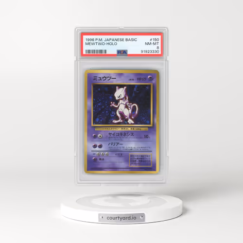 1996 Japanese Base Set #150 Mewtwo - Holo (PSA 8 NM-MT)
