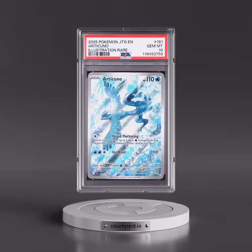 2025 Pokémon Jtg EN-Journey Together #161 Articuno - Illustration Rare (PSA 10 GEM MINT)