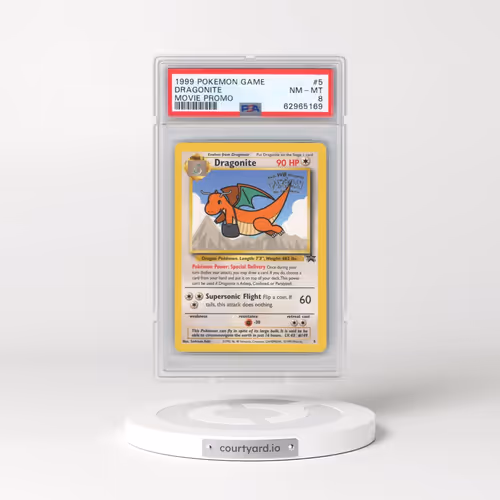 1999 Pokémon Game Movie #5 Dragonite - Movie Promo (PSA 8 NM-MT)
