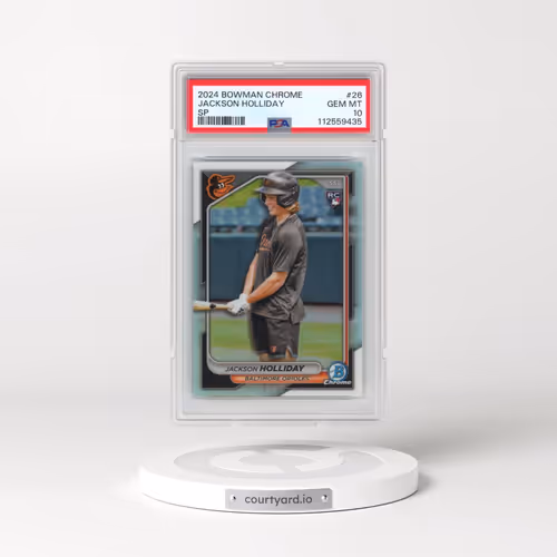 2024 Bowman Chrome #26 Jackson Holliday - SP (PSA 10 GEM MINT)