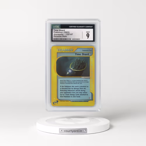 2003 Aquapolis #135/147 Time Shard - Reverse Holo (CGC 9 MINT)