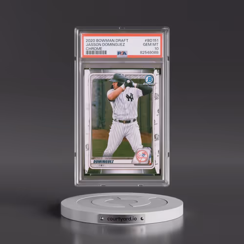 2020 Bowman Draft #BD151 Jasson Dominguez - Chrome (PSA 10 GEM MINT)