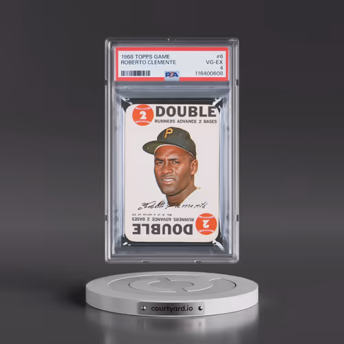 1968 Topps Game #6 Roberto Clemente (PSA 4 VG-EX)