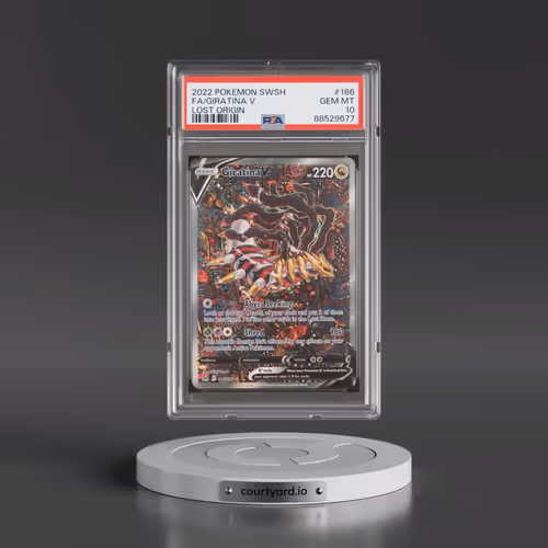 2022 Pokémon Sword & Shield Lost Origin #186 Giratina V - Holo Full Art (PSA 10 GEM MINT)