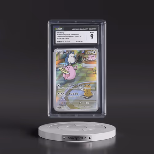 2024 Transformation Mask #113/101 Chansey - Art Rare Holo (CGC 9 MINT)