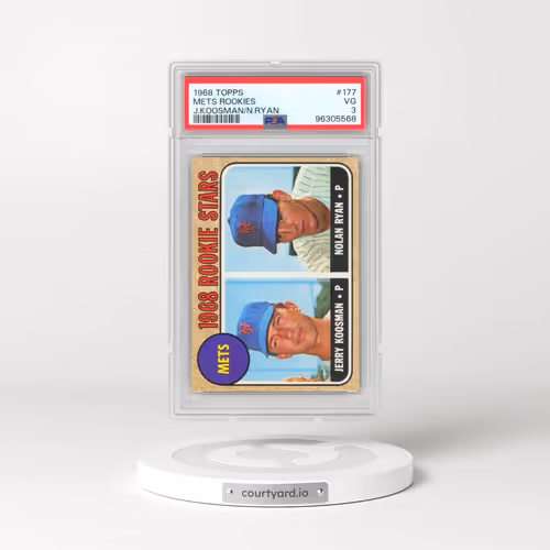 1968 Topps #177 Mets Rookies - J.Koosman/N.Ryan (PSA 3 VG)
