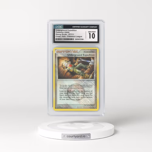 2009 Platinum - Rising Rivals #97 Underground Expedition - Holo (CGC 10 GEM MINT)
