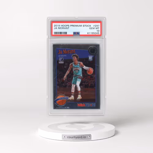 2019 Panini Hoops Premium Stock #297 Ja Morant (PSA 10 GEM MINT)