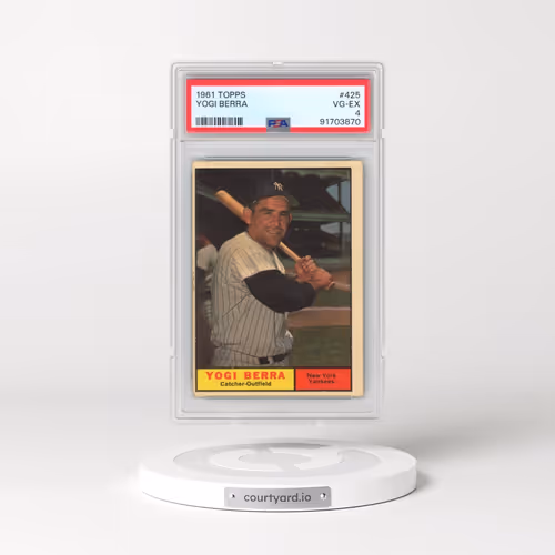 1961 Topps #425 Yogi Berra (PSA 4 VG-EX)