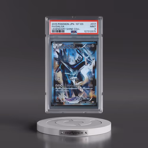 2015 Pokémon Legendary Shine Collection #017 Dialga - 1st Edition Full Art (PSA 9 MINT)