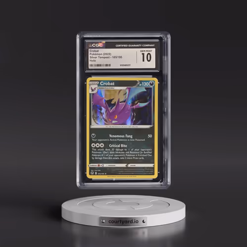 2022 Silver Tempest #105/195 Crobat - Holo (CGC 10 GEM MINT)