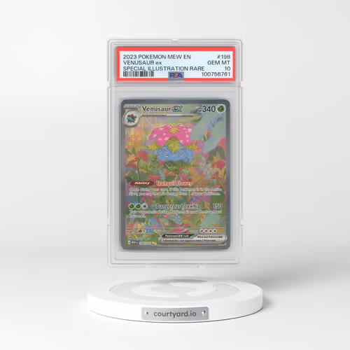 2023 Pokémon Mew EN-151 #198 Venusaur EX - Holo Special Illustration Rare (PSA 10 GEM MINT)