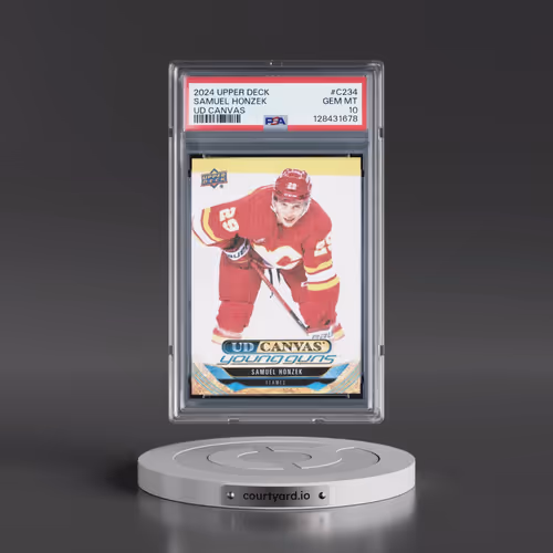 2024 Upper Deck UD Canvas #C234 Samuel Honzek (PSA 10 GEM MINT)