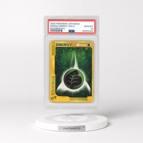 2002 Japanese Pokémon McDonald's Grass Energy - Holo (PSA 10 GEM MINT)
