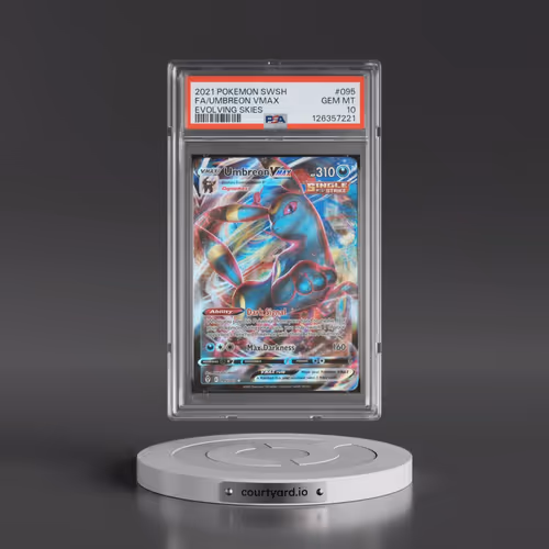 2021 Pokémon Sword & Shield Evolving Skies #095 Umbreon Vmax - Full Art (PSA 10 GEM MINT)