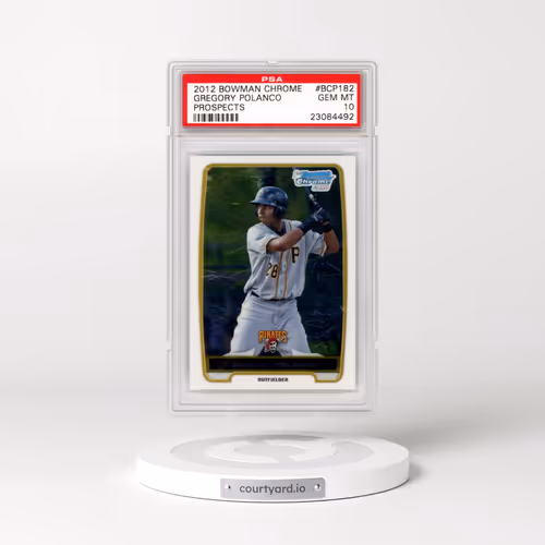 2012 Bowman Chrome Prospects #BCP182 Gregory Polanco (PSA 10 GEM MINT)