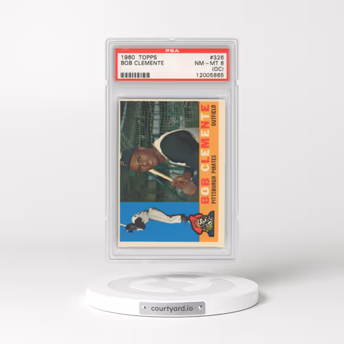 1960 Topps #326 Bob Clemente (PSA 8 NM-MT)