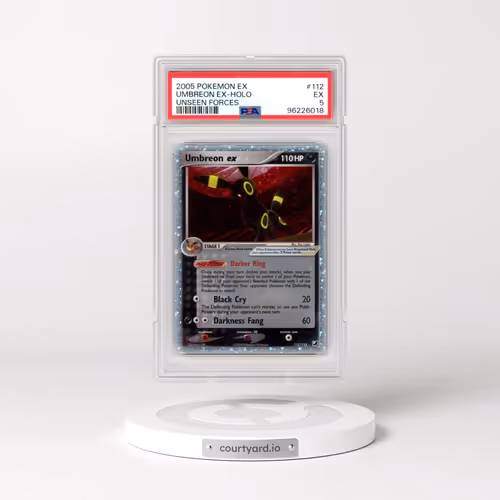 2005 Pokémon EX Unseen Forces #112 Umbreon EX - Holo Holo (PSA 5 EX)