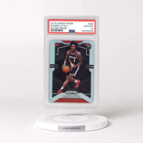 2019 Panini Prizm #269 Nassir Little - Silver Prizm (PSA 10 GEM MINT)