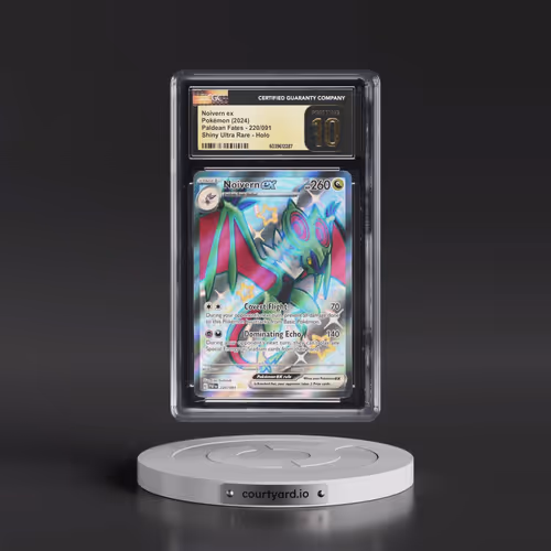 2024 Pokémon Paf EN-Paldean Fates #220 Noivern EX - Holo Shiny Ultra Rare (CGC 10 PRISTINE)