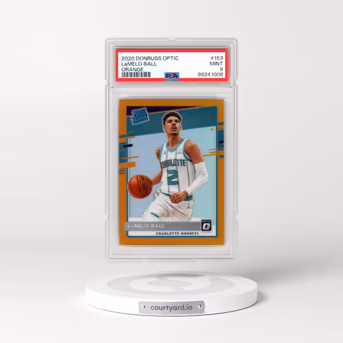 2020 Panini Donruss Optic #153 LaMelo Ball - Orange (PSA 9 MINT)
