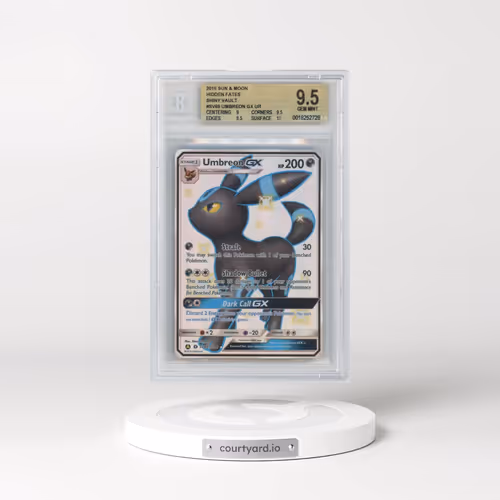 2019 Hidden Fates #SV69 Umbreon GX - Shiny Vault Holo (BGS 9.5 GEM MINT)