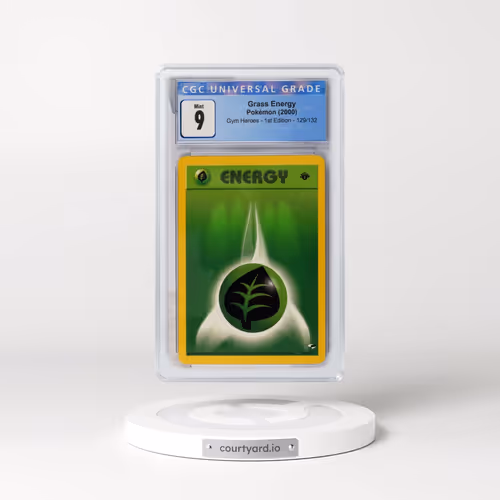 2000 Gym Heroes #129/132 Grass Energy - 1st Edition 1st Edition (CGC 9 MINT)