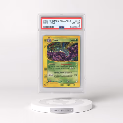 2003 Pokémon Aquapolis #H17 Muk - Holo (PSA 8 NM-MT)