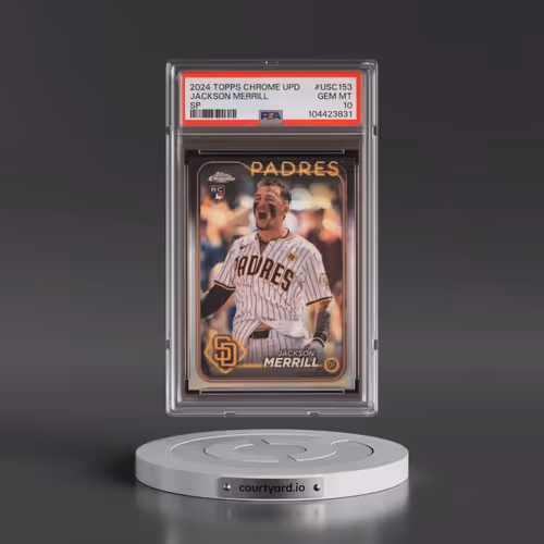 2024 Topps Chrome Update #USC153 Jackson Merrill - SP (PSA 10 GEM MINT)