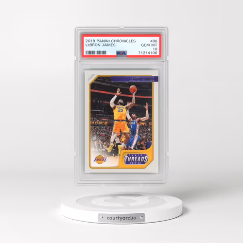 2019 Panini Chronicles #86 LeBron James (PSA 10 GEM MINT)