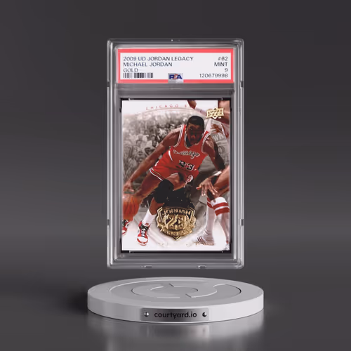 2009 Upper Deck Jordan Legacy Gold #62 Michael Jordan (PSA 9 MINT)