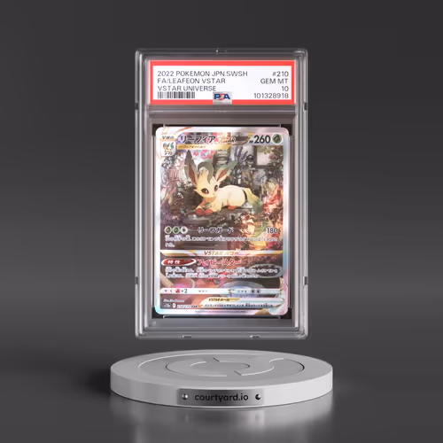 2022 Pokémon Sword & Shield Vstar Universe #210 Leafeon Vstar - Full Art (PSA 10 GEM MINT)